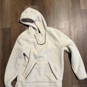 UGG Women's Cream Hooded Pullover sweater
